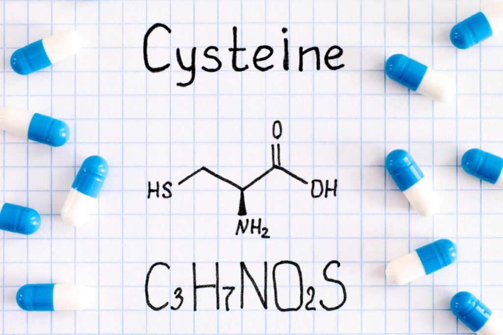 Composição química da cisteína