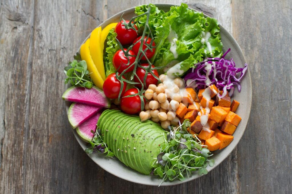 salada para alimentação Leve e saudável